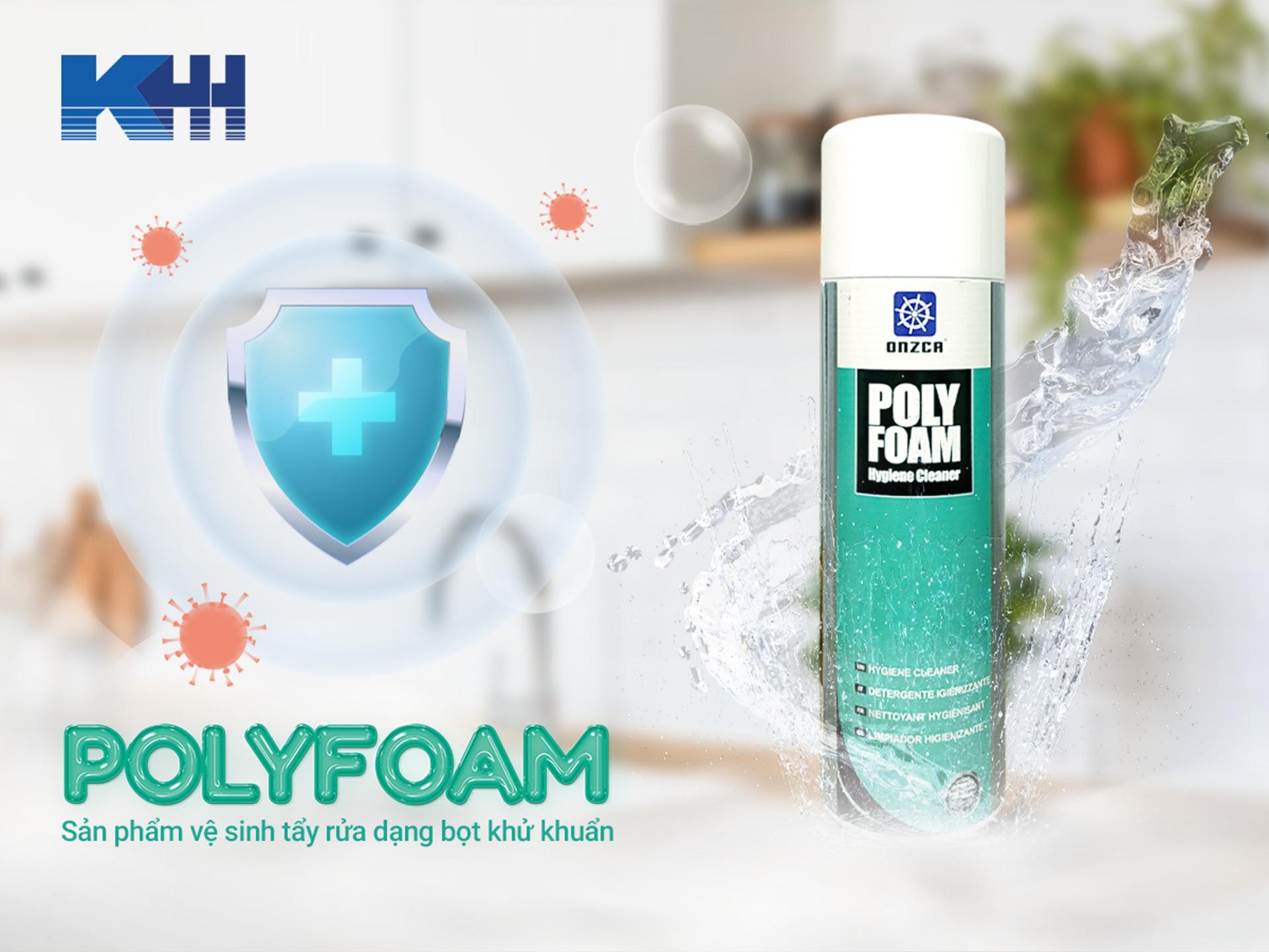 POLYFOAM - Sản phẩm vệ sinh nội thất ô tô
