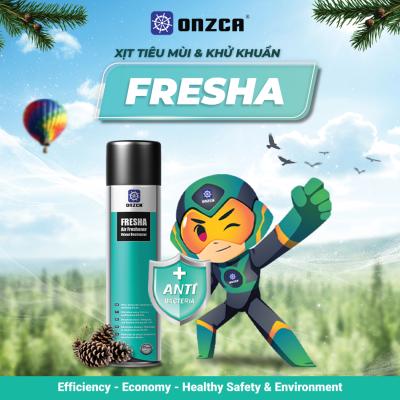 Chai xịt khử mùi diệt khuẩn FRESHA từ Onzca